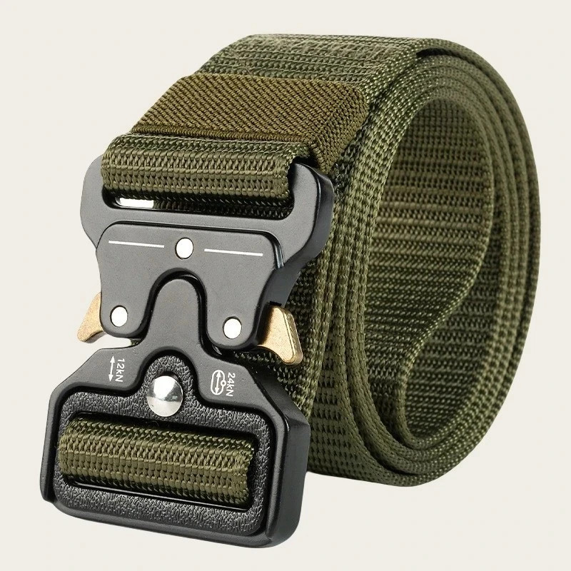 MEN Casual Military Tactical Army Adjustable Quick Release Belts Pants Waistband