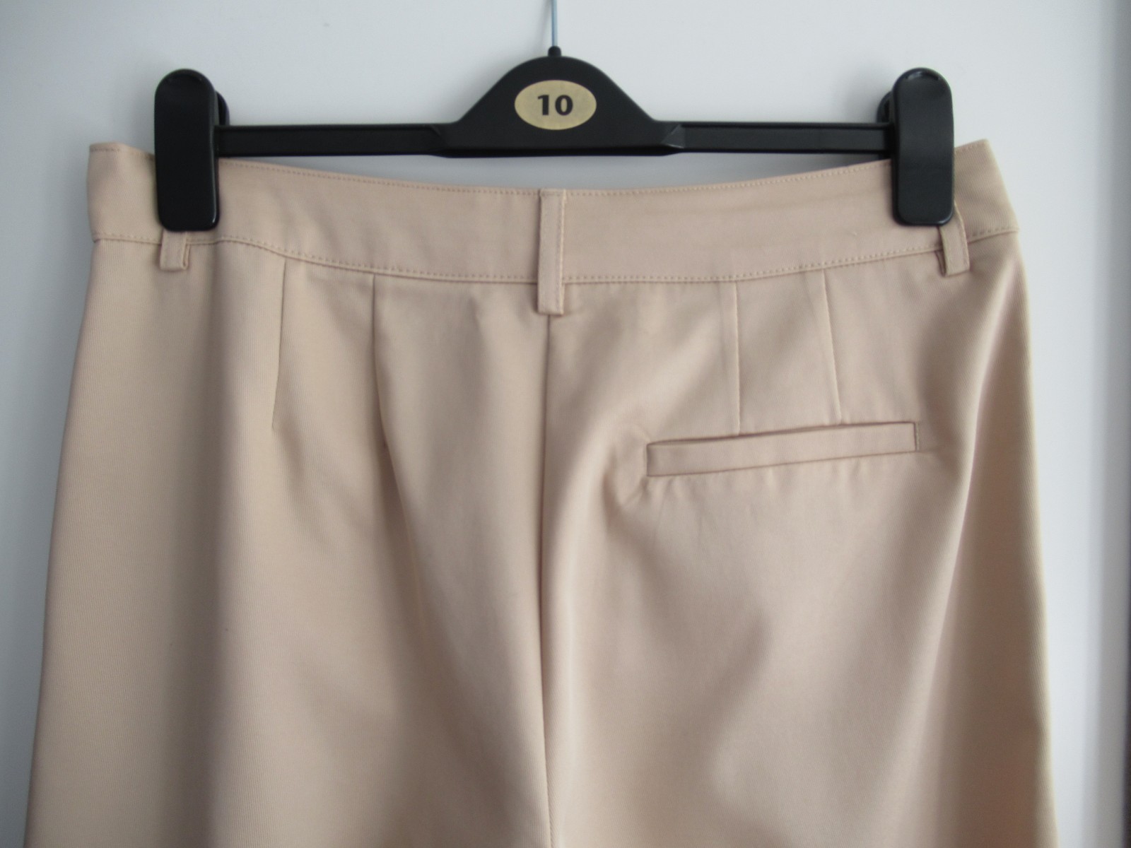 Marks & Spencer Hessian (Beige) Wide Leg Trousers Size 14