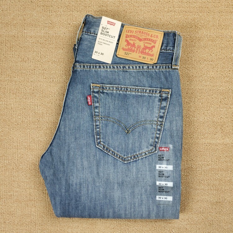 NWT Levi’s Men’s 527 Slim Fit Bootcut Leg Jeans Denim Pants 29 30 31 32 33 34 36