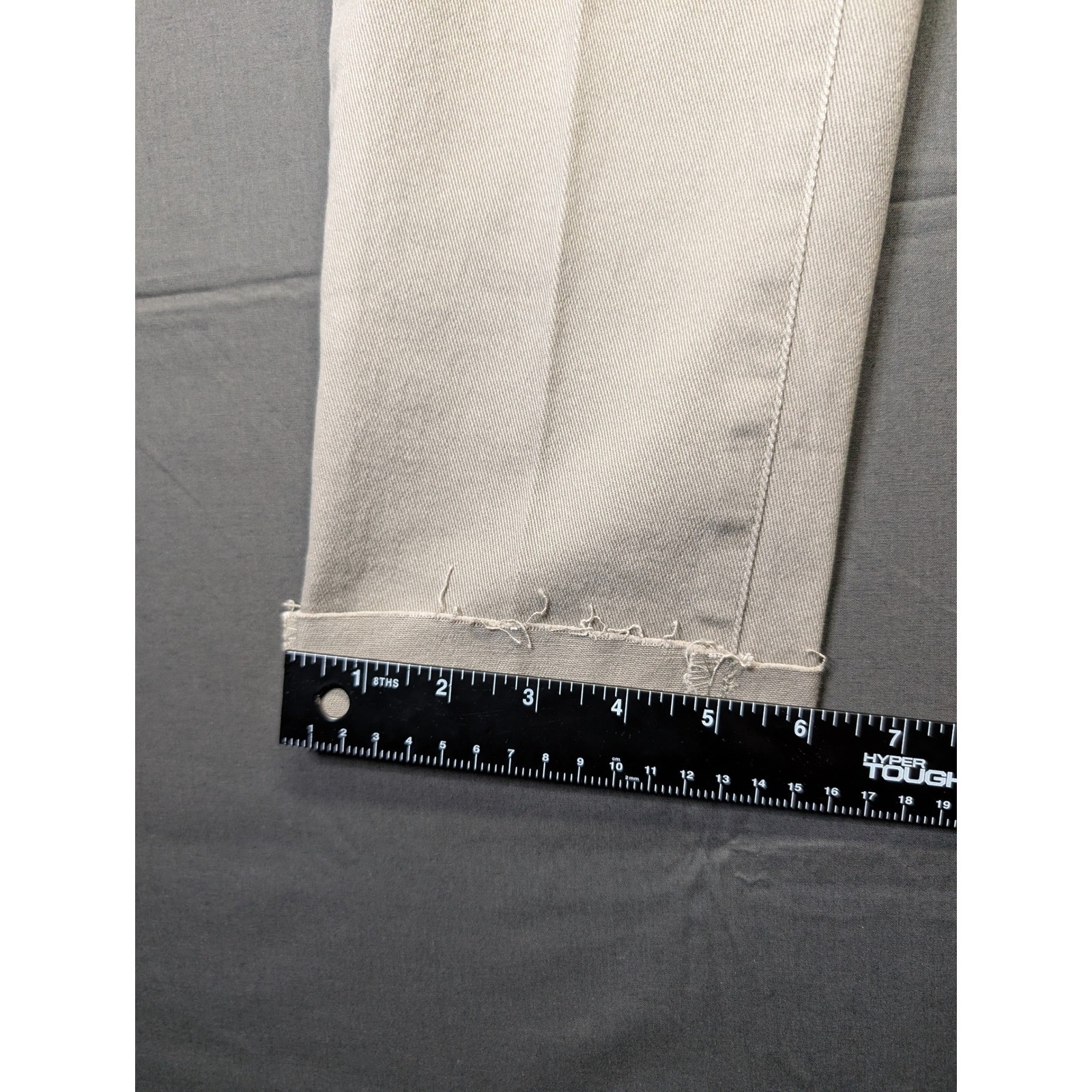 Democracy Absolution High Rise Button Fly Slim Pants Beige Womens 6 B21463YDM