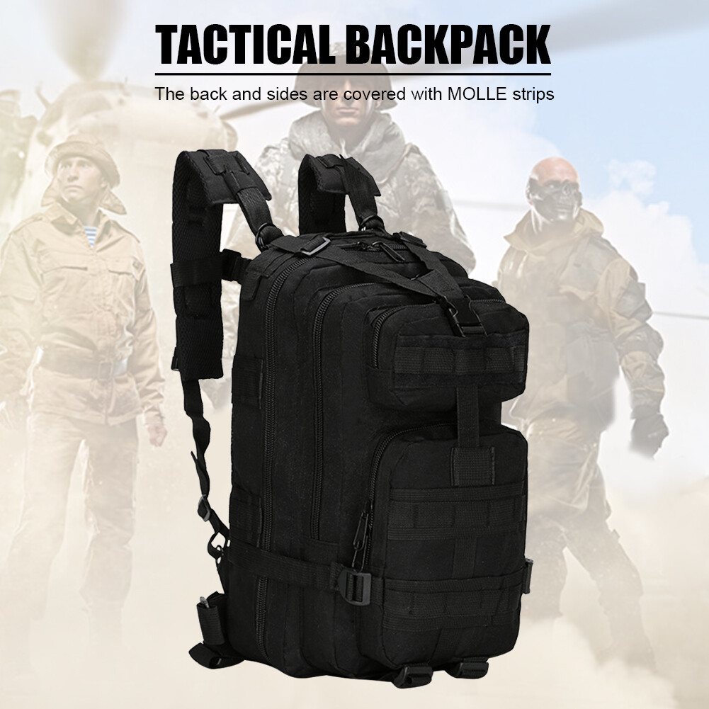 Tactical Backpack – Military Large Army Assault 3 Day Molle Bug Out Bag Rucksack