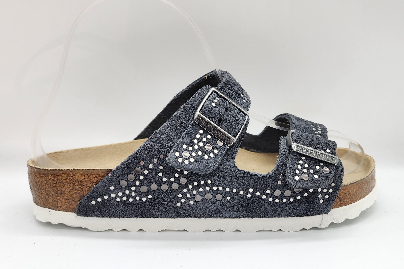 Birkenstock INJECTED RIVETS ARIZONA Injected Gunmetal 35R BNIB 1012792 #940