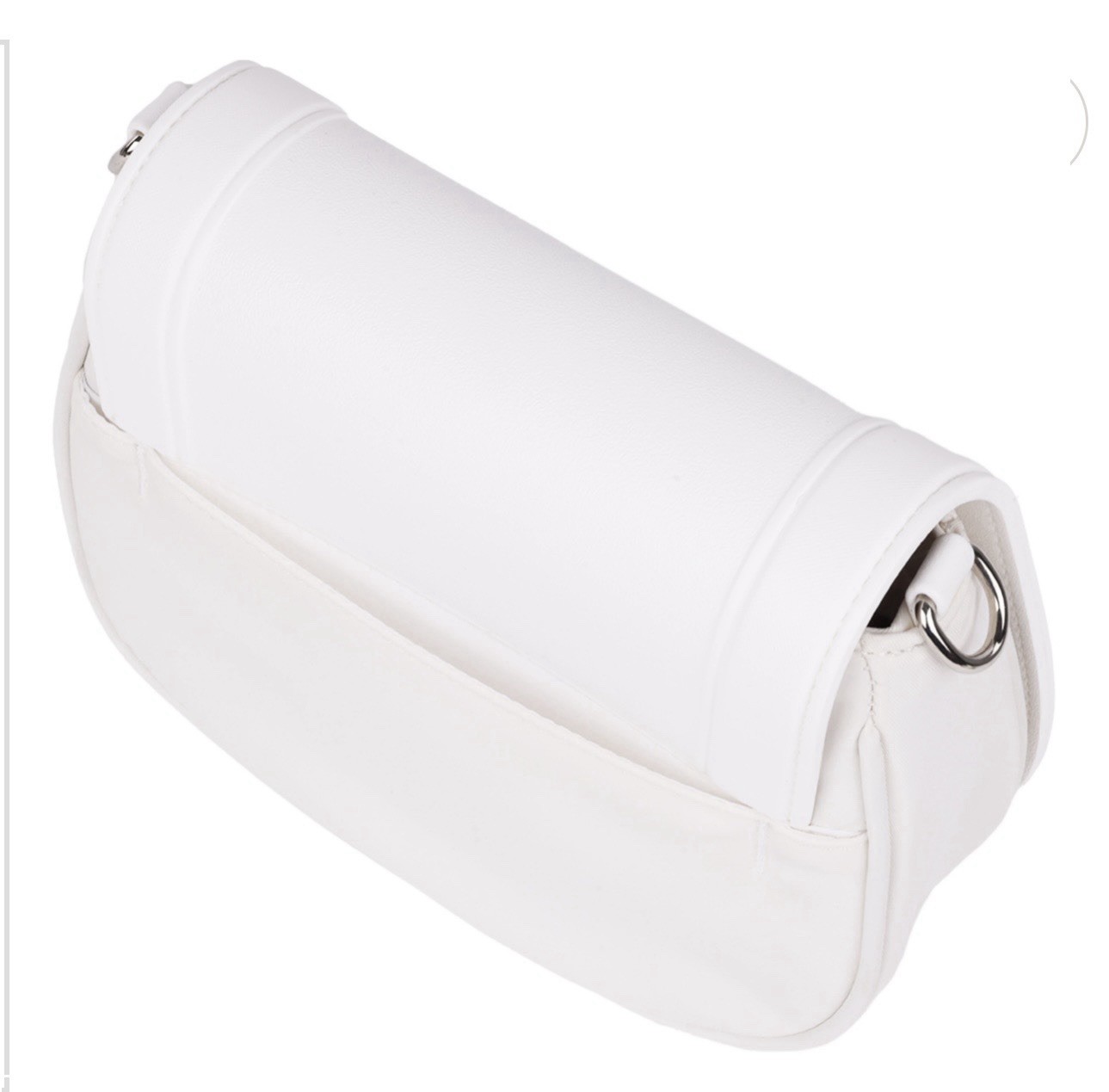 Crocs Classic Saddle Bag Crossbody White Waterproof Jibbitz Holes Purse NEW