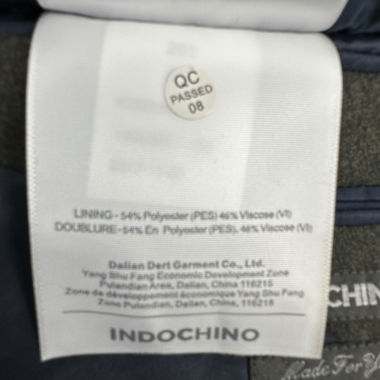 Indochino 2 Piece Suit Custom Size 48R Green Wool Formal Career 2Pc Pants 38×26
