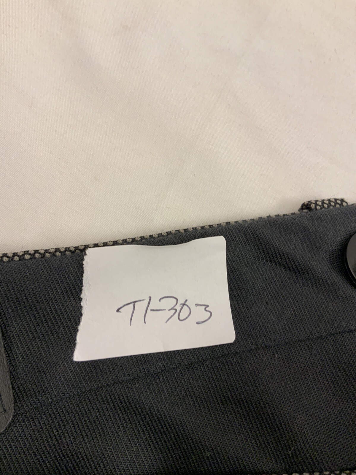 Tom James Corporate Image Pants 36×28 Gray Check Wool USA EUC YGI T1-303