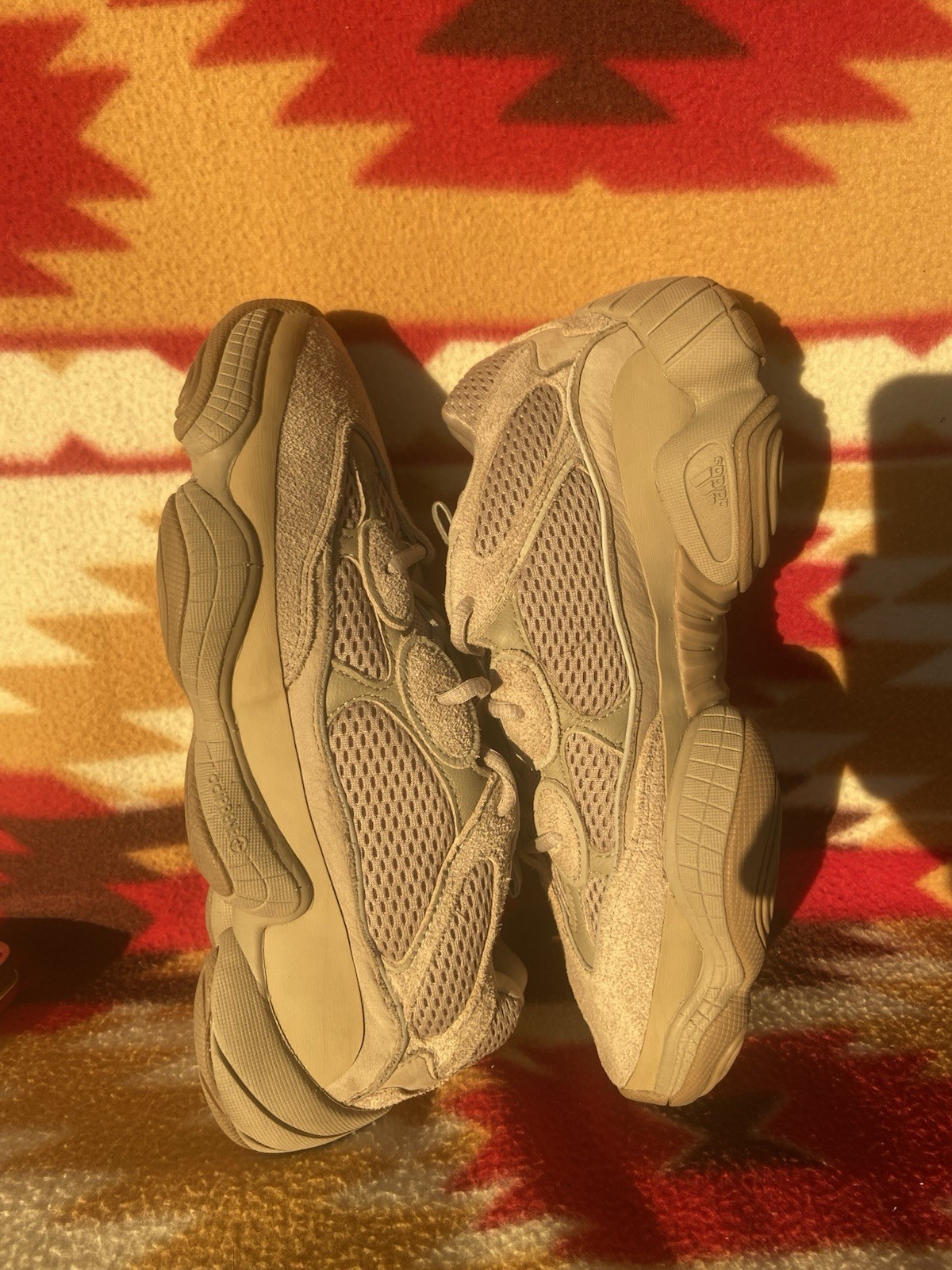 adidas Yeezy 500 Taupe Light Beige Suede Sneaker No Box GX3605 Mens 9.5