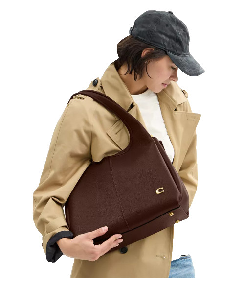 Coach Brand Lana Medium Pebble Leather Shoulder Bag