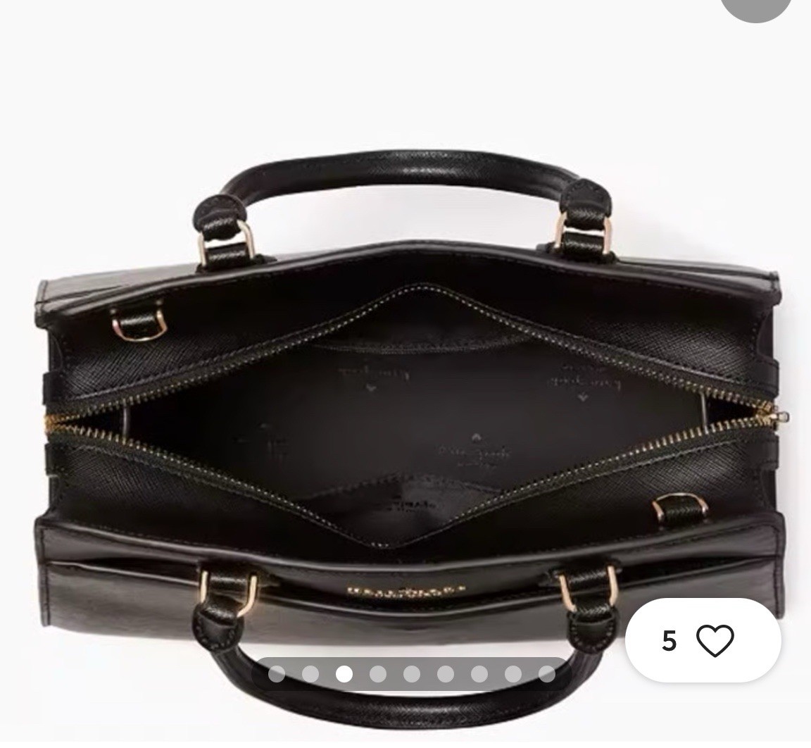 Kate Spade Madison Saffiano Leather KC436 Medium Satchel (Black) – NEW w/Tags