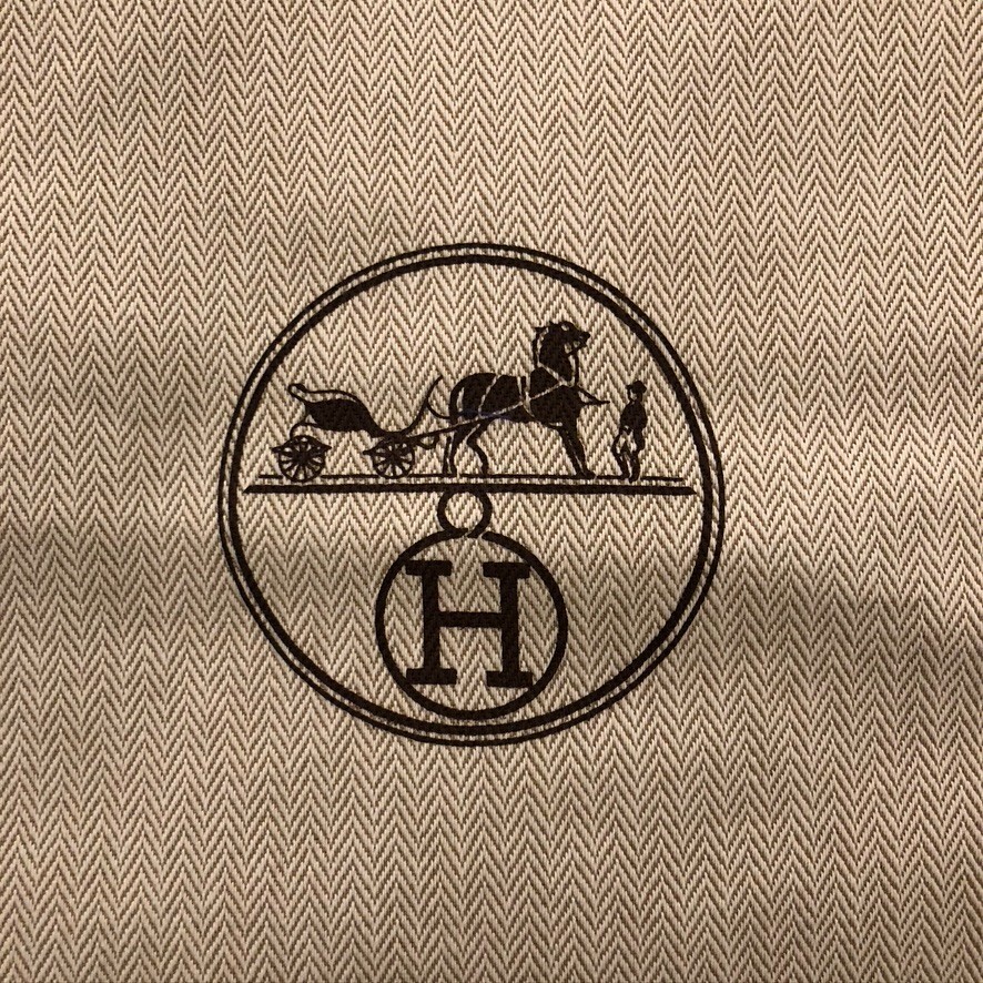 Hermes Dustbag Shoe Or Wallet Protection Drawstring Bag 9.5×13 Storage Gift