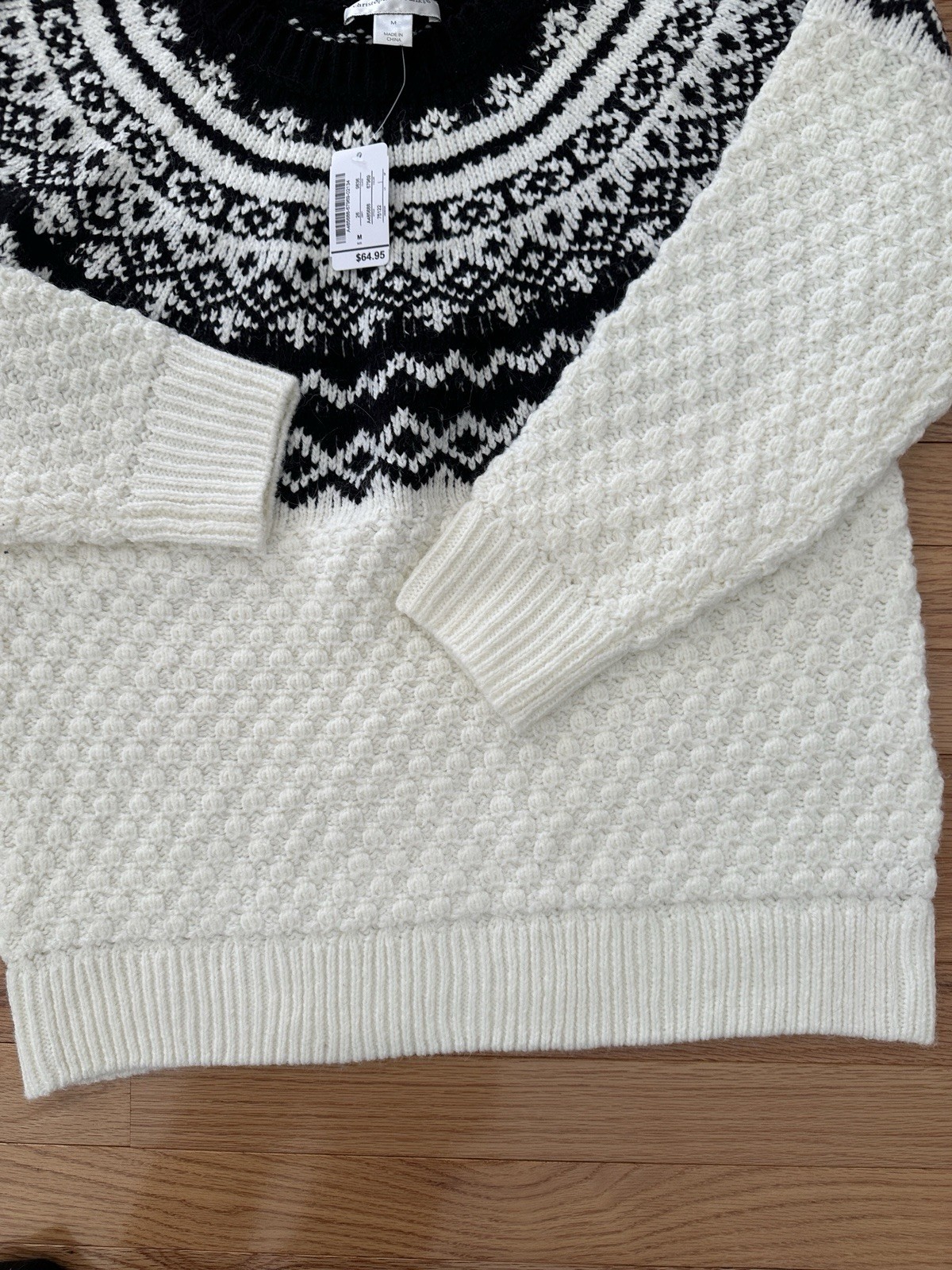 Christopher & Banks Fair Isle Sweater NWT M