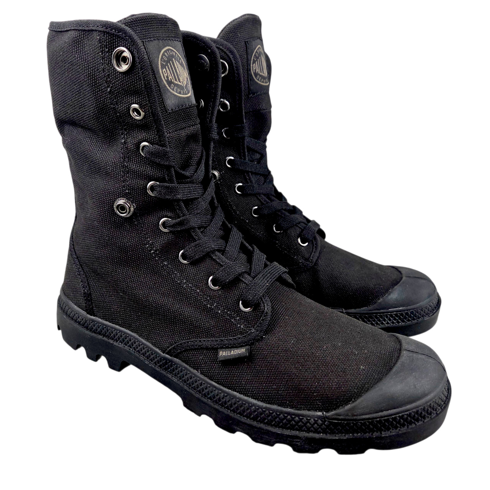 Palladium Baggy Men’s Turn-down 02353-060-M Black/Black Canvas Combat Boots