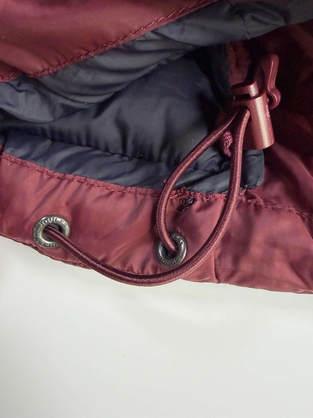 Joules Mens Puffer Gilet Jacket Burgundy Size XL, Hiking,walking, Quilted Warm.
