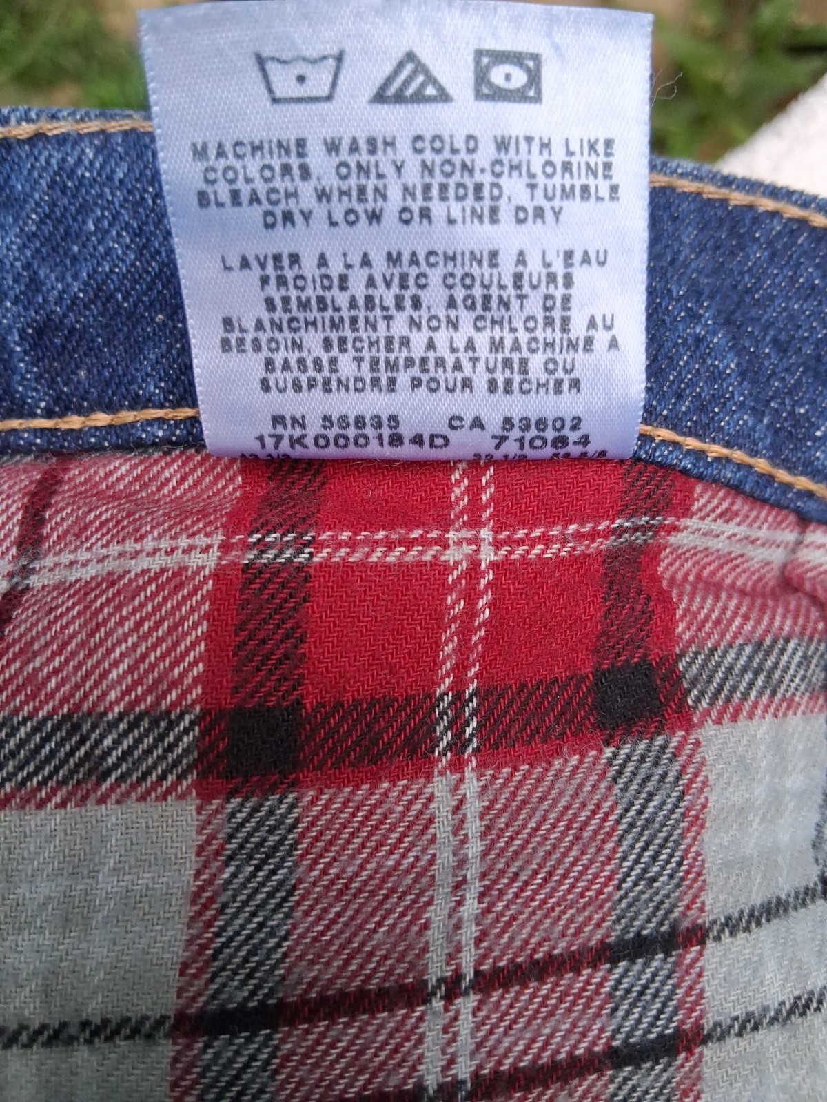 Cabelas Insulated Flannel Lined Blue Jeans Men’s Size 40 x 30 100% Cotton