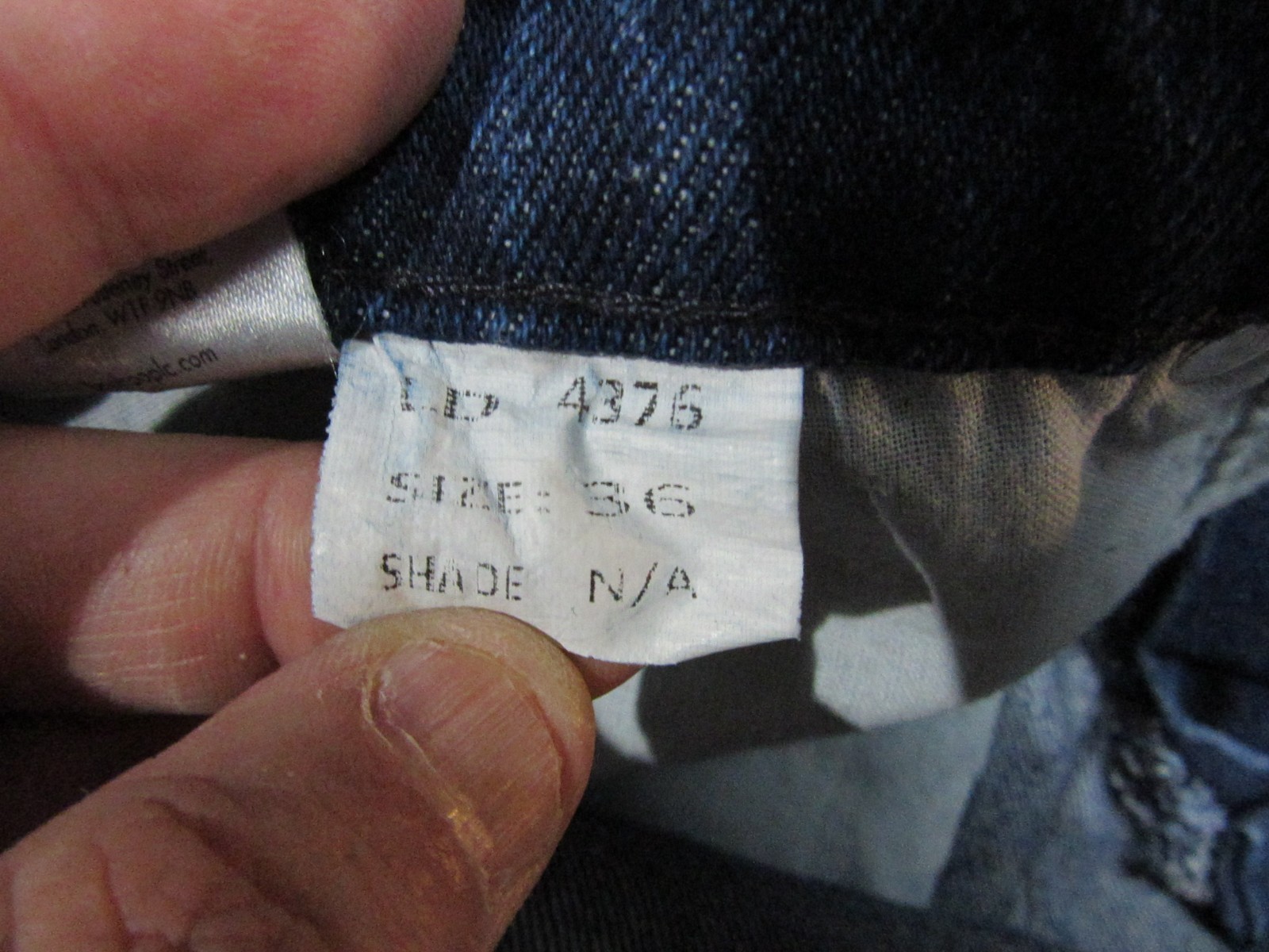 BoohooMAN Jeans Mens 36 Blue Baggy Extra Wide Leg Denim Carpenter EDM Skater