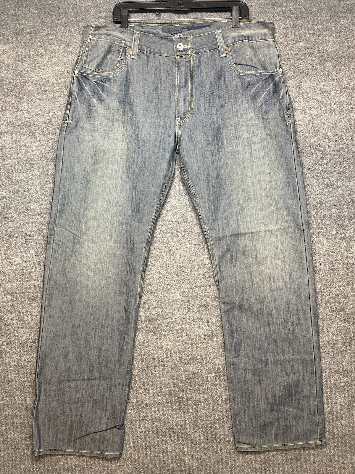 Signature by Levi Strauss Jeans Mens 40×32 Blue Mid Rise Bootcut Stretch Denim