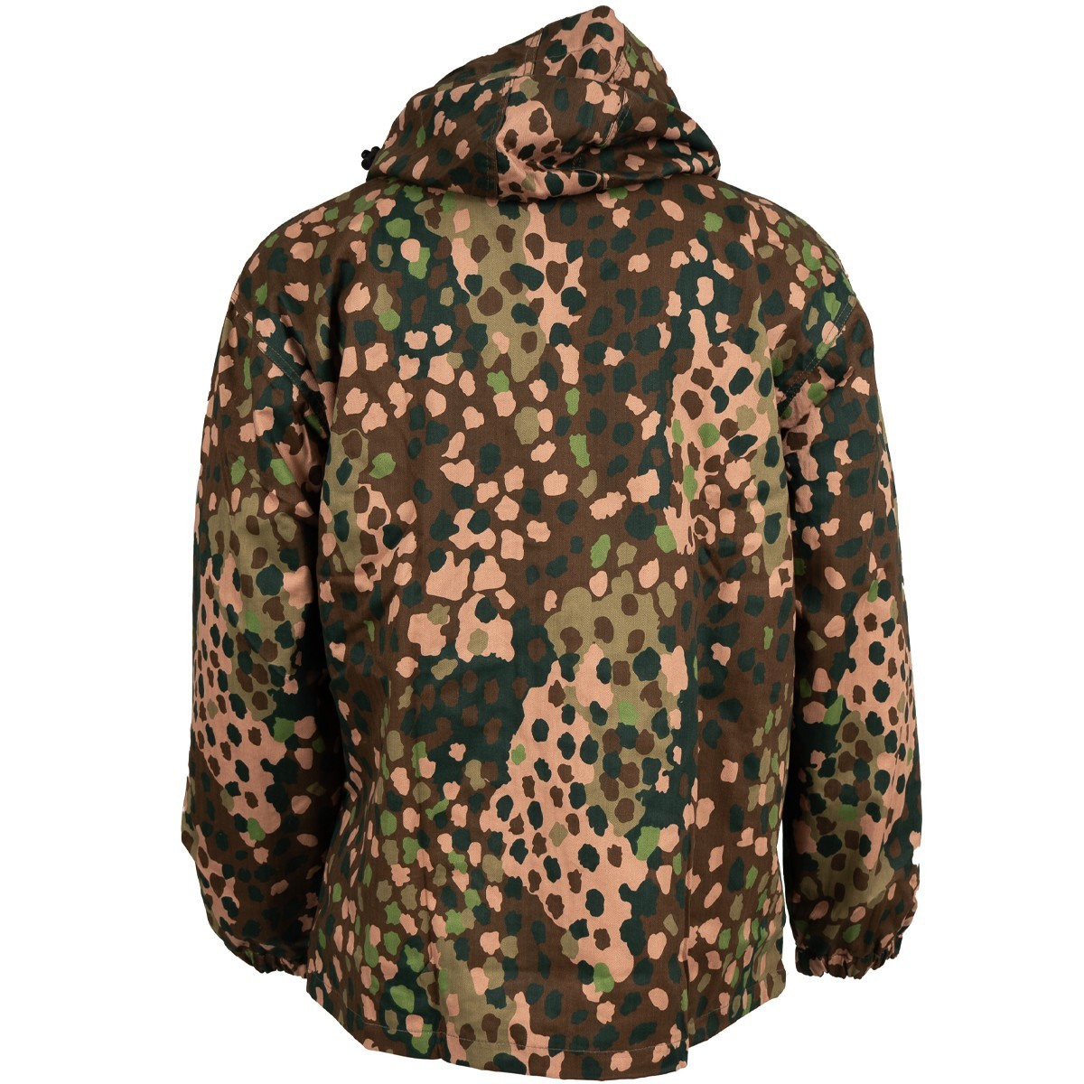 Pea Dot Camo Summer Anorak Full Zip – Cotton Lined Military Hooded Style Jacket