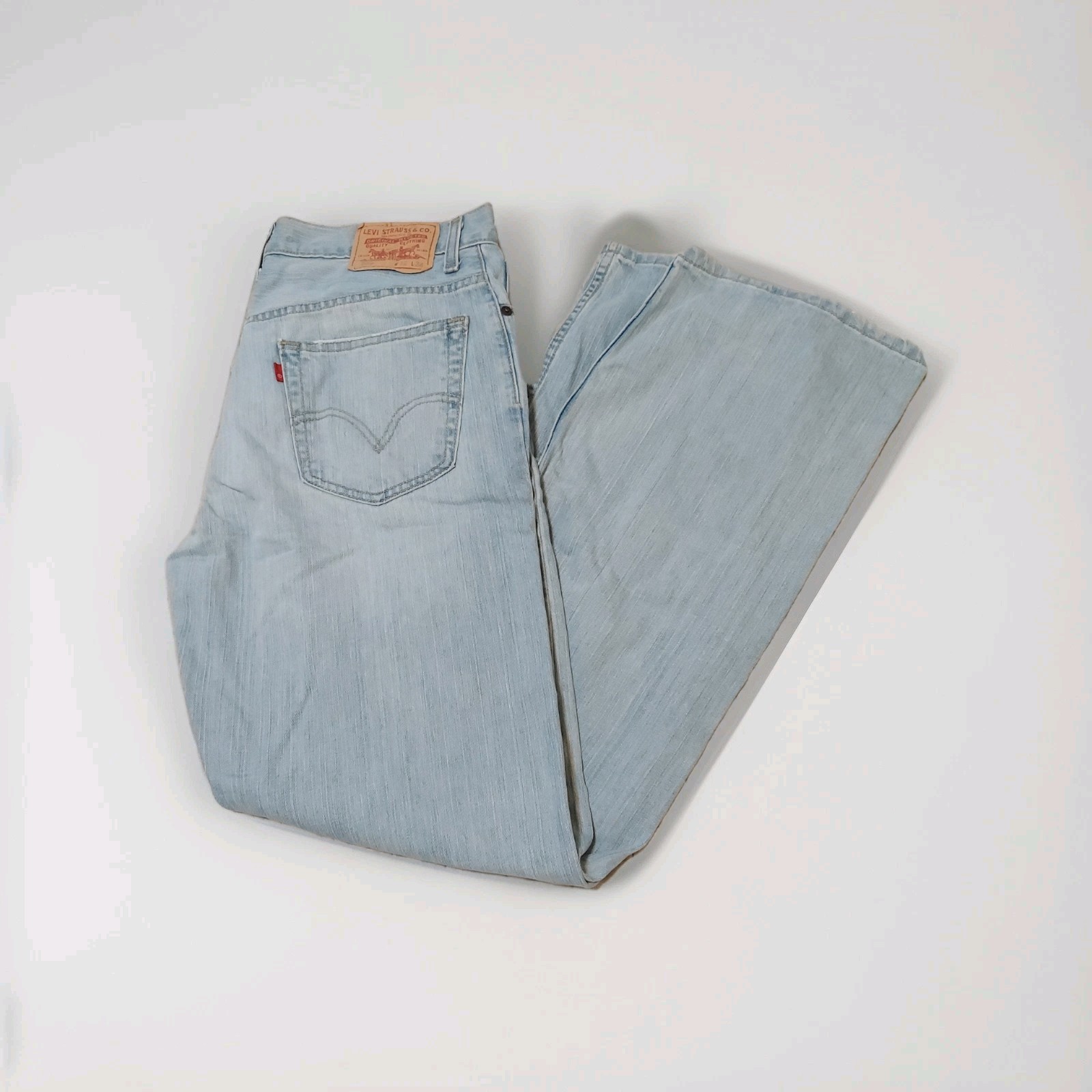 Levi’s 559 Jeans Mens 32×34 Blue Relaxed Straight Light Wash Denim Classic