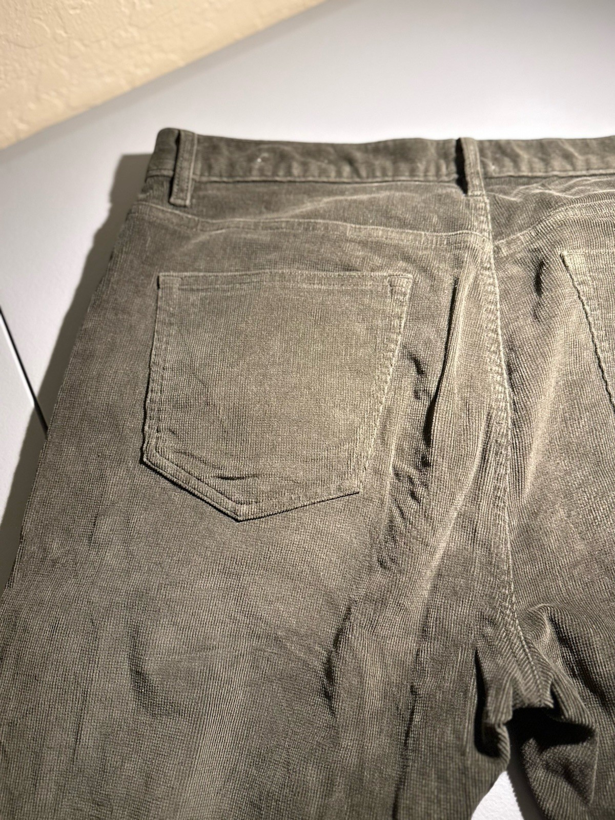 Flint and Tinder Corduroy Pants Brown Tapered Fit 33×30 Huckberry Casual Preppy