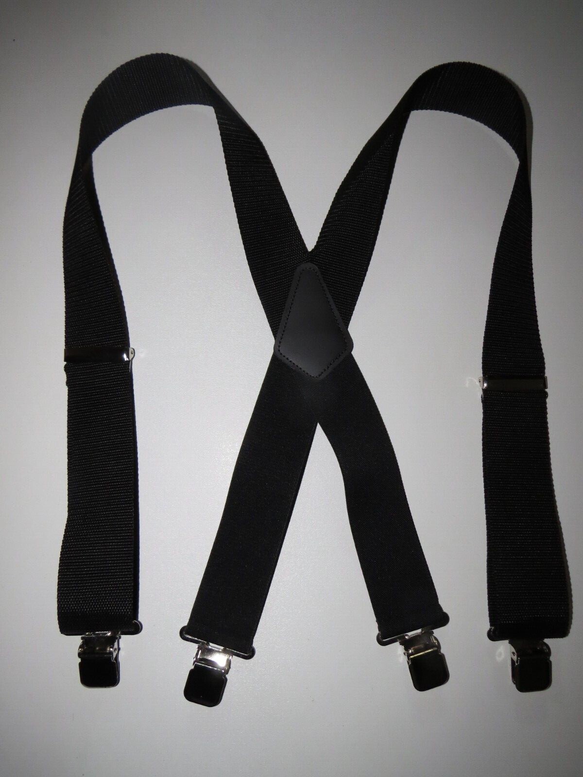 ASST.NON-STRETCH 2″ MENS Suspenders “X” INDUSTRIAL QUALITY Material MADE IN USA