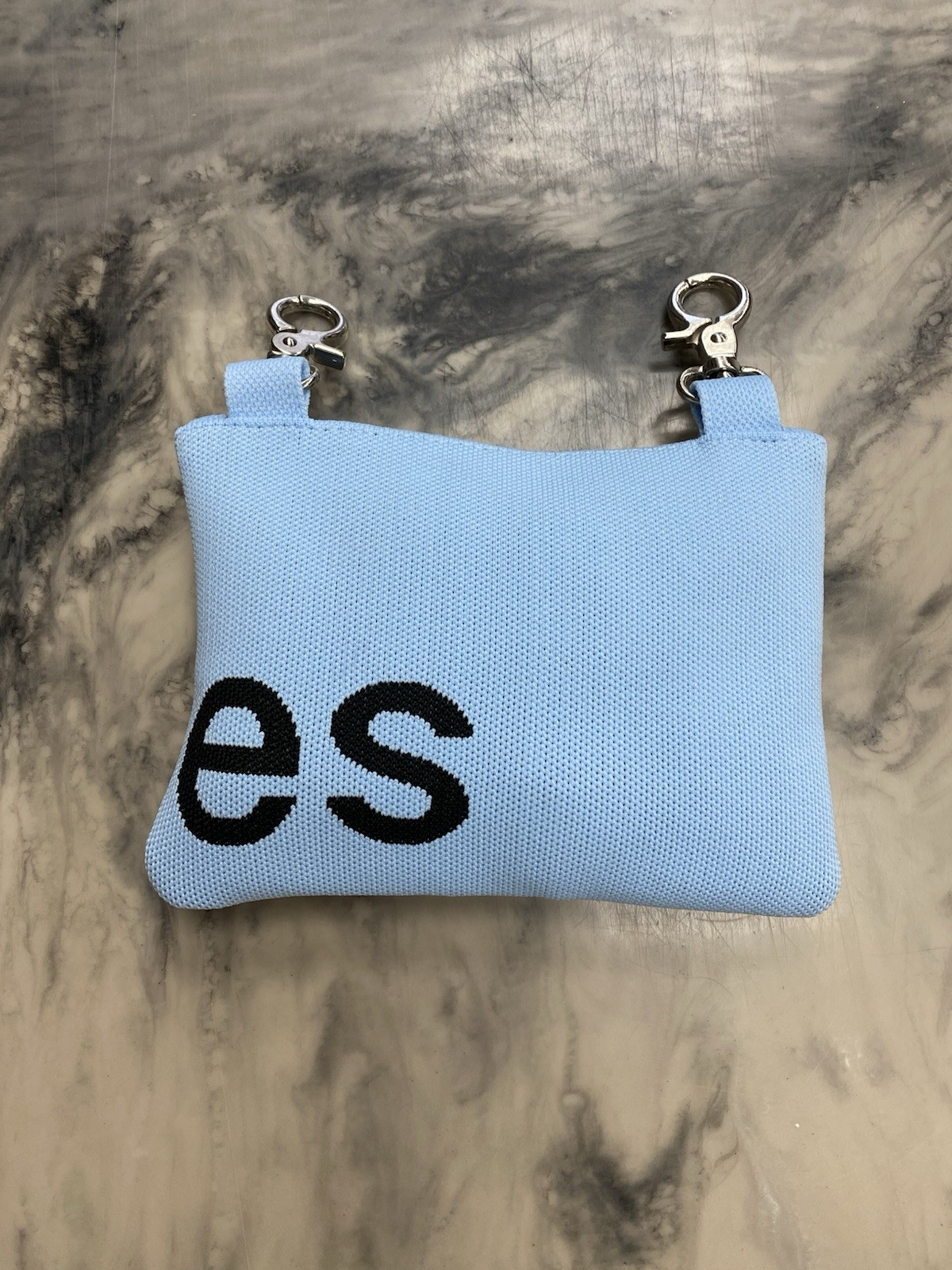 Curves by Sean Brown tote bag Light blue Small Brand new Authentic