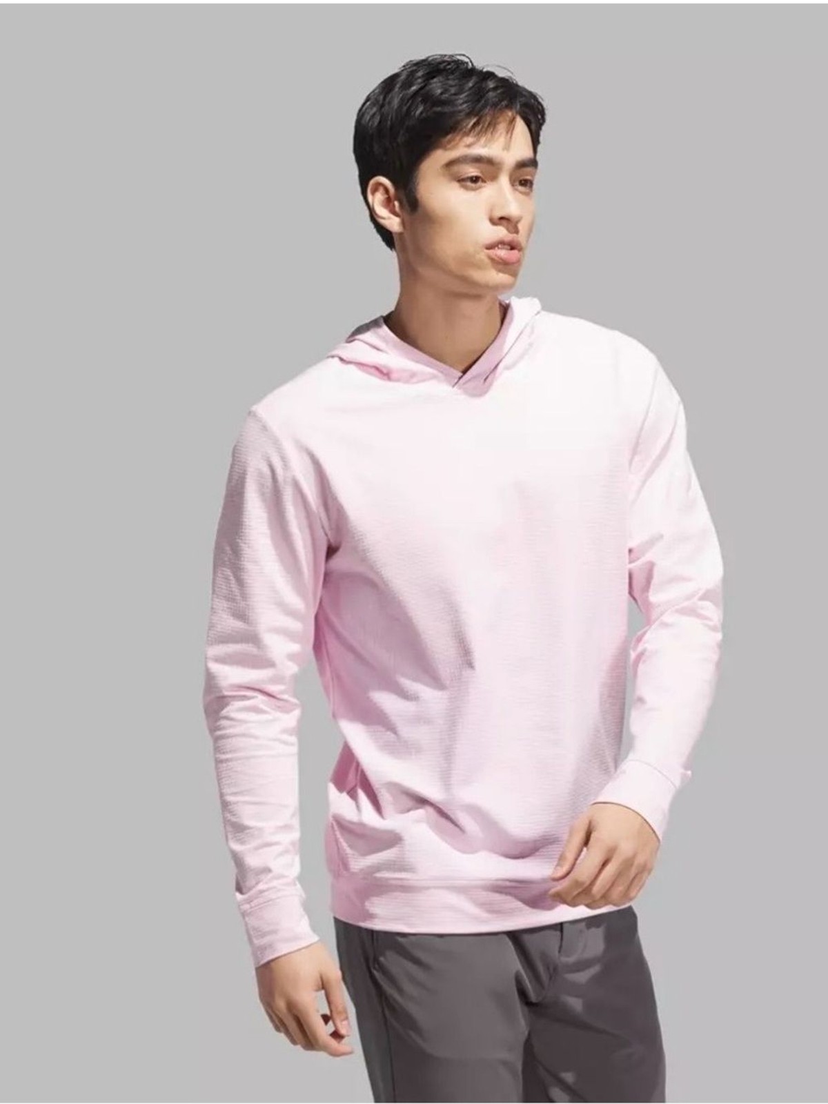 adidas Men’s Ultimate365 Elevated Pullover Golf Hoodie Size 2XL Clear Pink NWT
