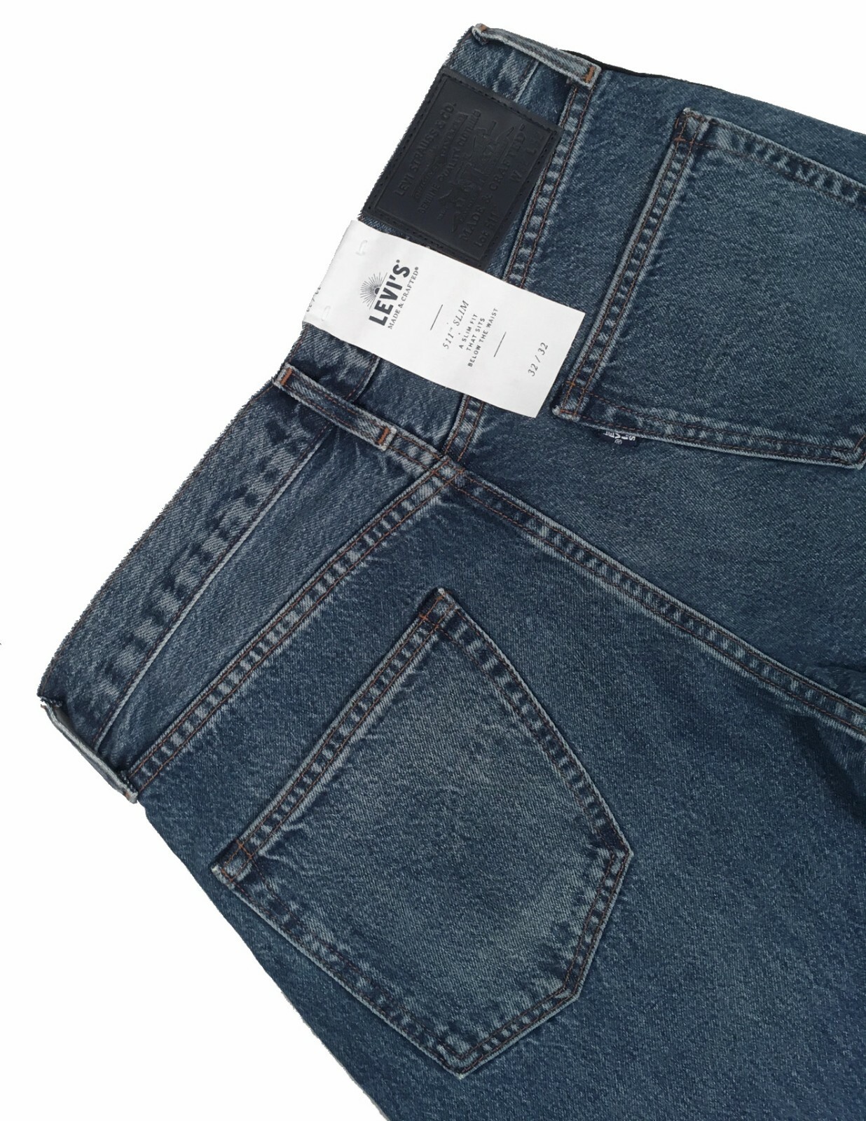NEW $188 Levi’s Made & Crafted 511 Allende Jeans! Slim 511 Japanese Embroidery