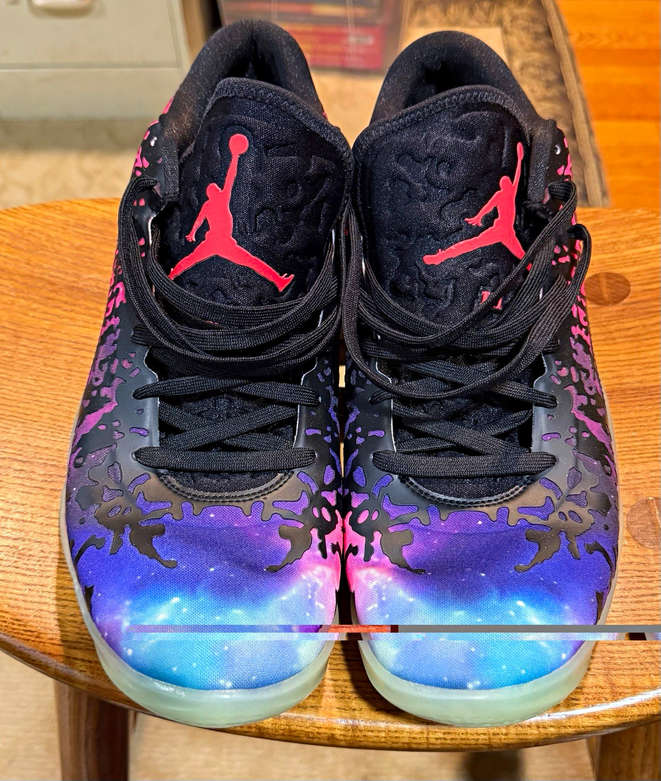 Jordan Zion 3 Galaxy Liftoff Men’s Low Top Basketball Sneakers Black/Purple/Pink