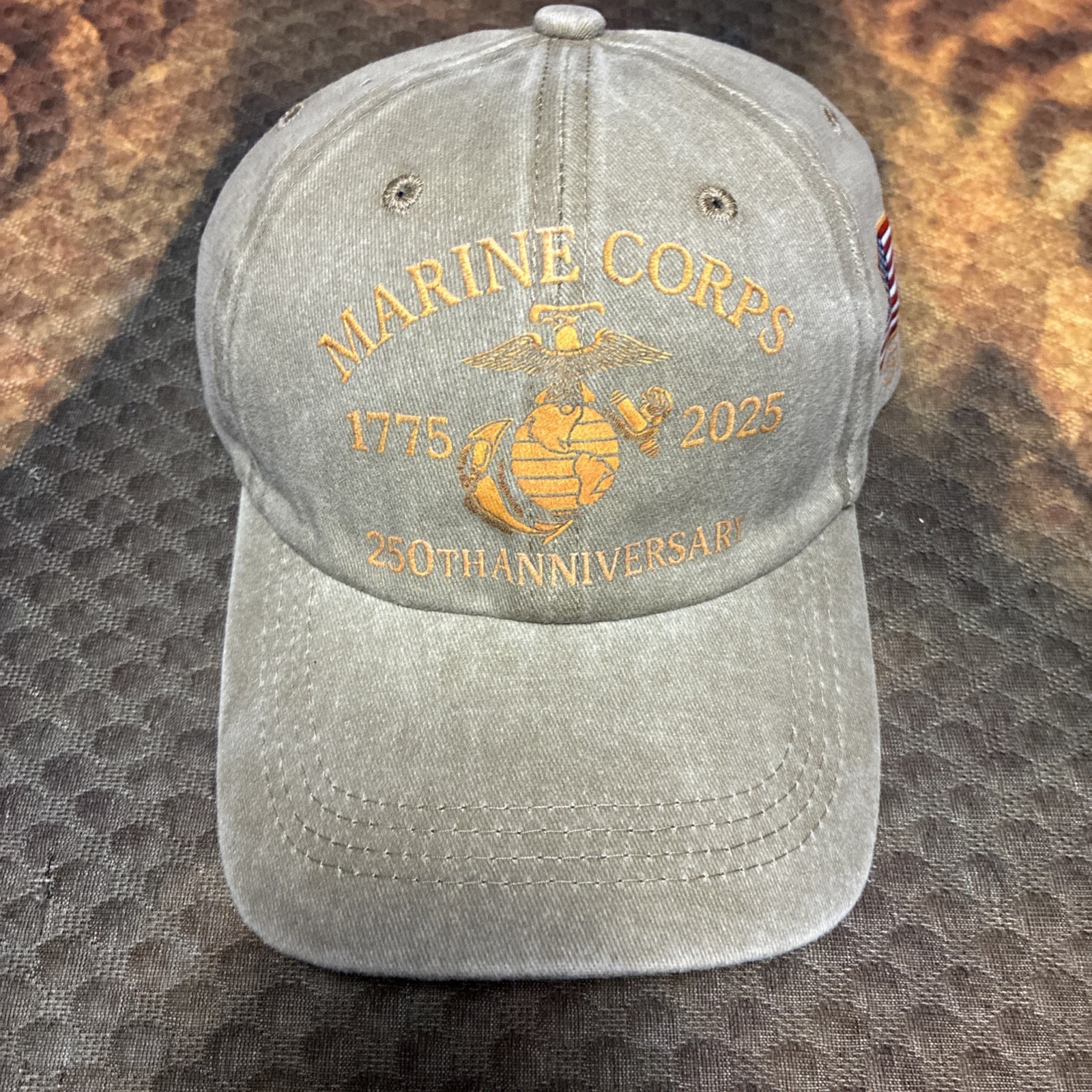 Marine Corps 1775–2025 250th Anniversary Patriotic Eagle Hat