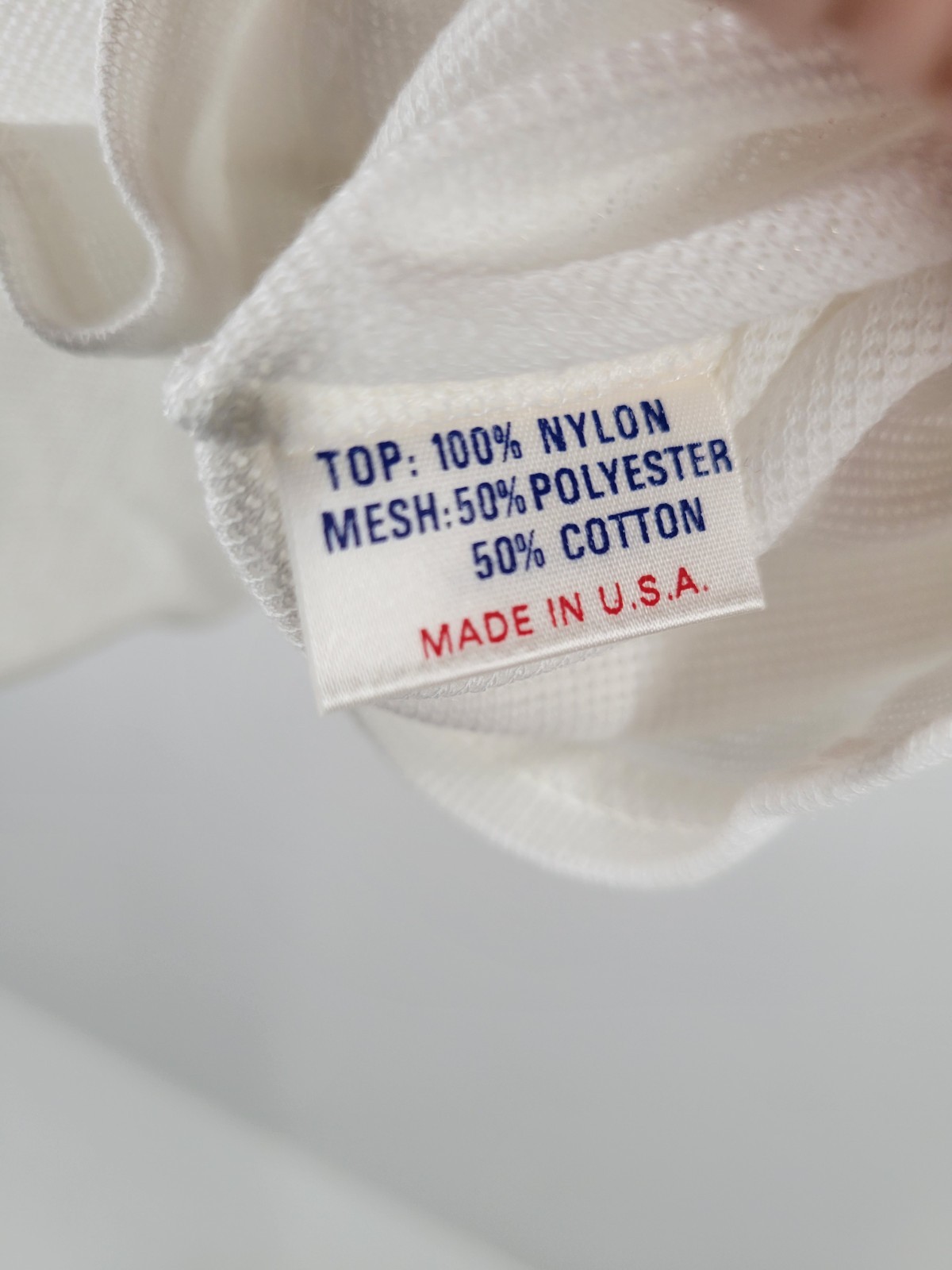 Vtg Bill Rodgers White Pink Gray Cotton Blend Tank Top Women Sz Small USA NOS