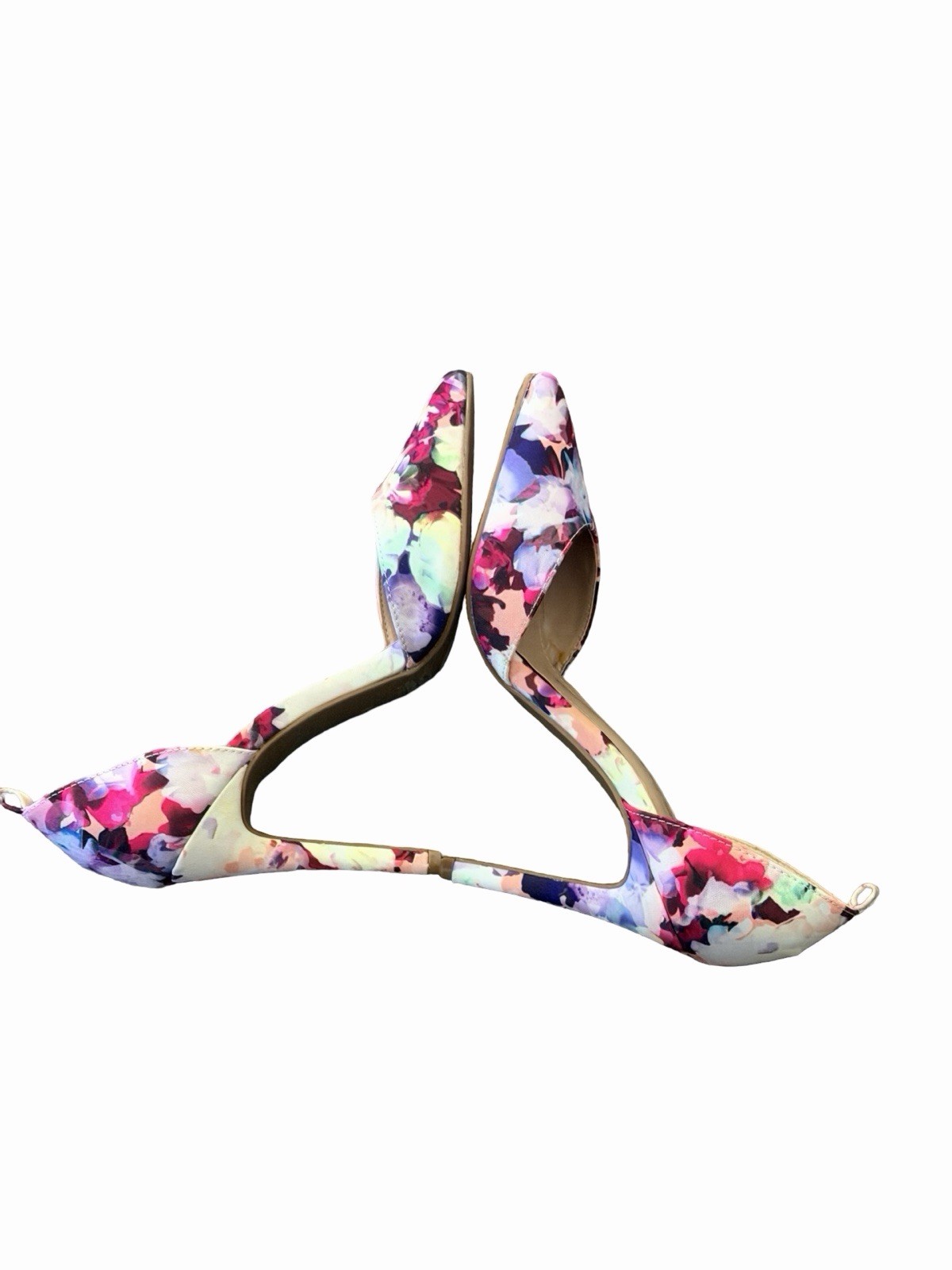 Dream Pairs Floral Pointed Toe High Heel Dress Pump Shoes 8