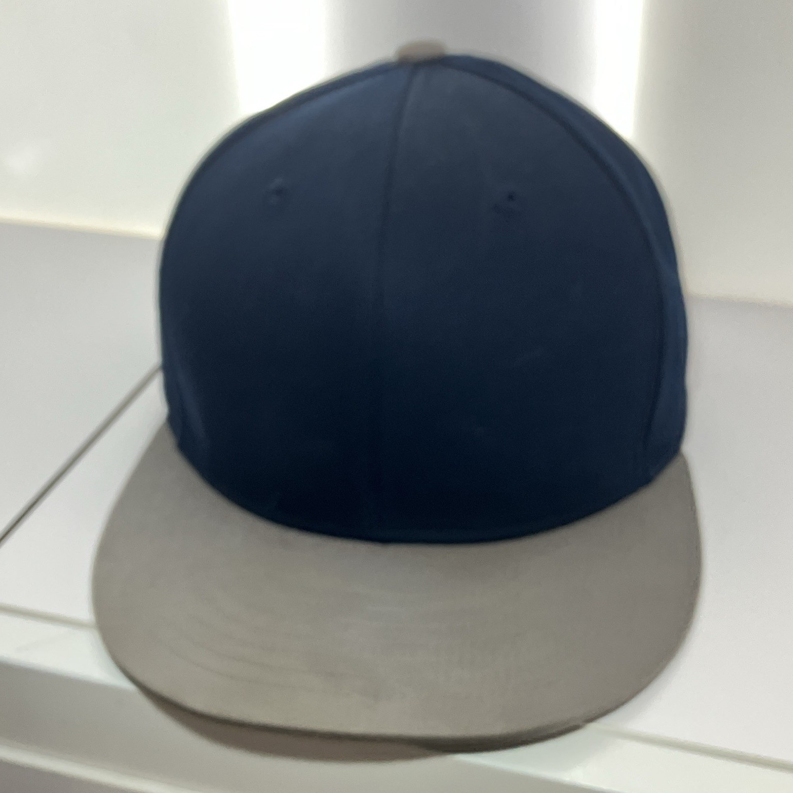KBETHOS Solid Adjustable Snapback Baseball Cap Hat Blue/Gray One Size Unisex
