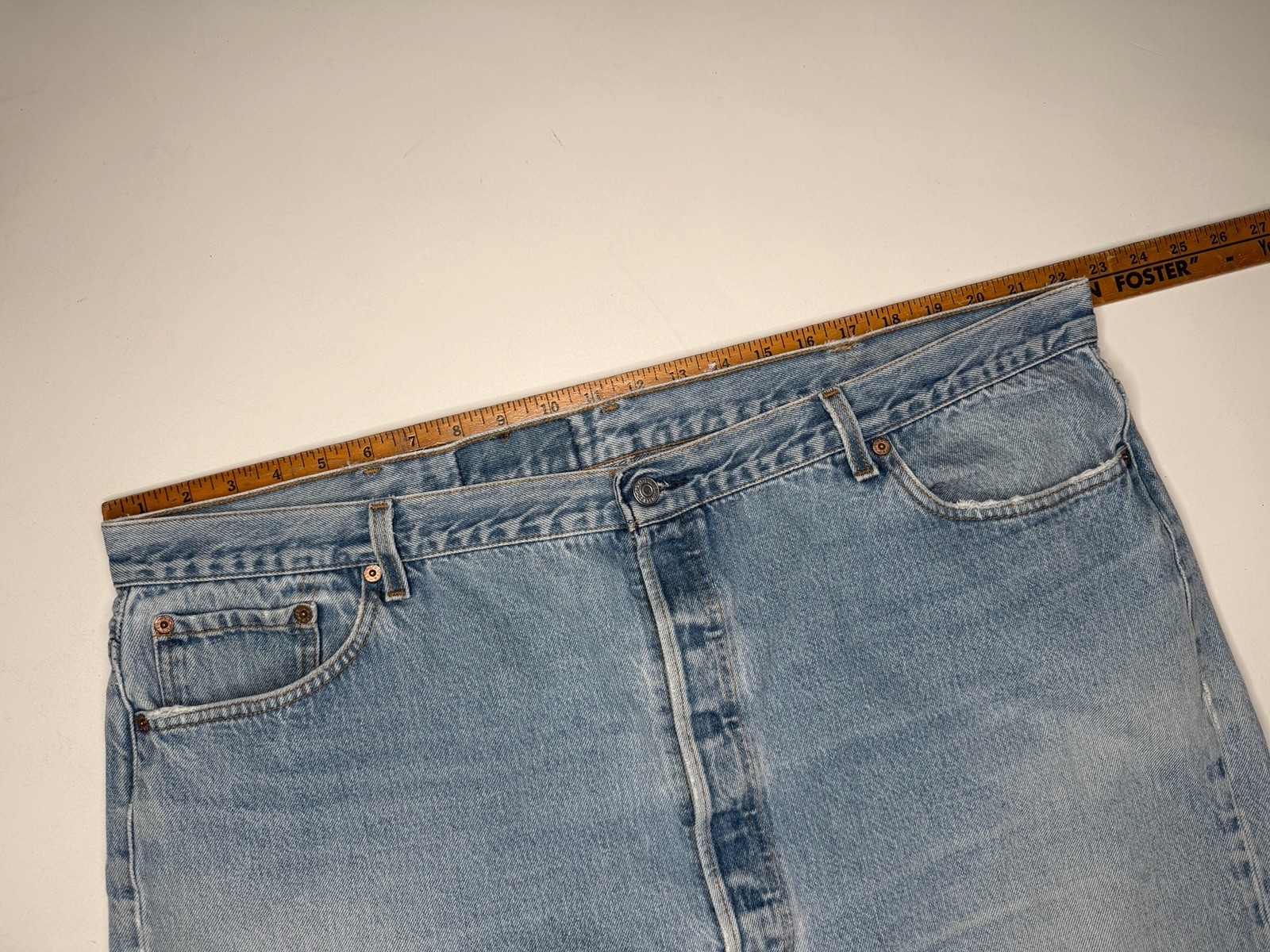 Vintage Levi’s 501 Straight Leg Made In USA Denim Jeans | 45 x 30*