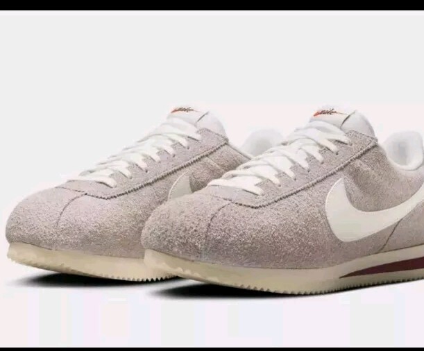 Men Sz 9.5 Nike Cortez SE College Gray Sail HF3142-001