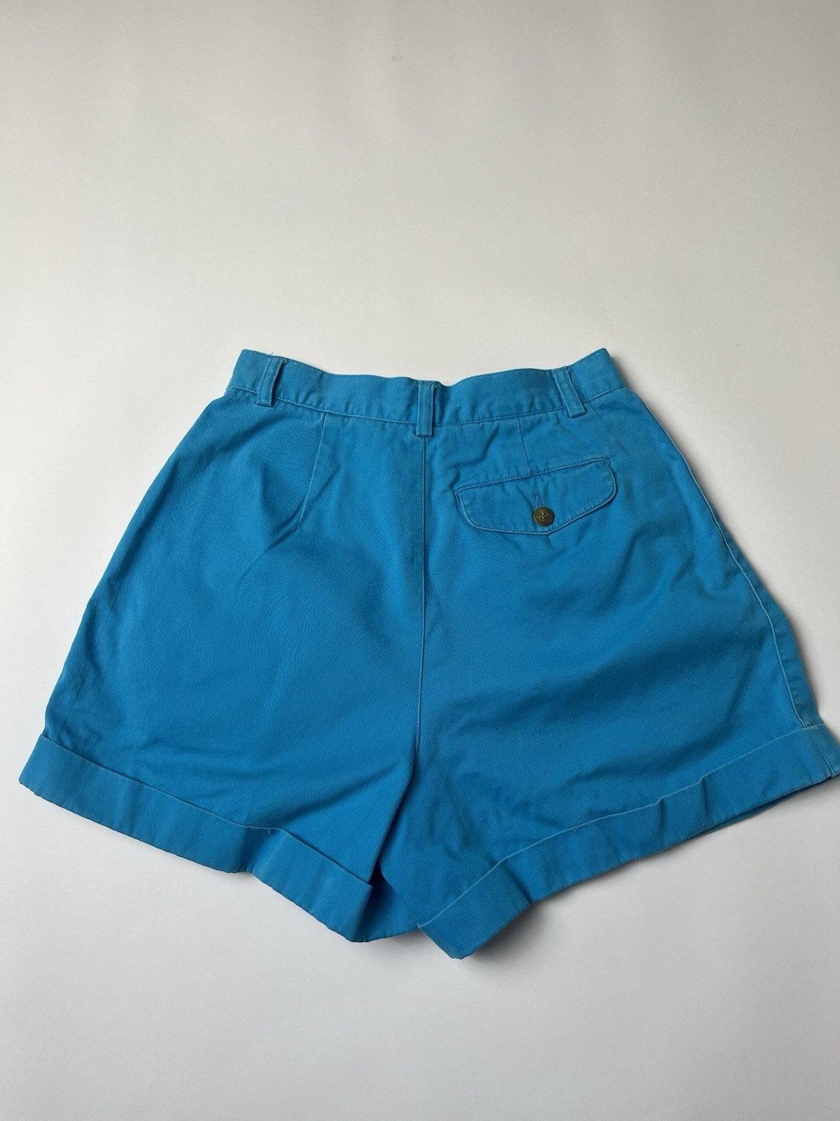 Vintage 90s Structure High Waisted Denim Shorts Faded Medium Wash Jorts 28