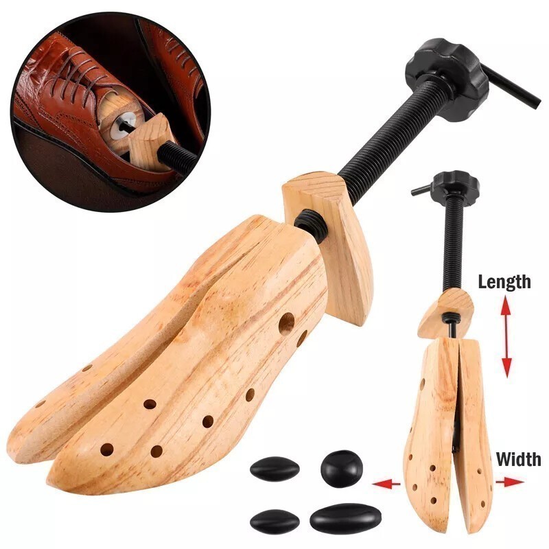 1 Pair Boot Stretcher Wooden Shoe Shaper Western Cowboy Boot Expander for Men M