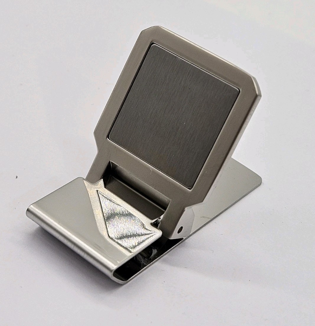 Money Clip Square Stainless Steel Men’s Wallet Card Cash Holder MCQ