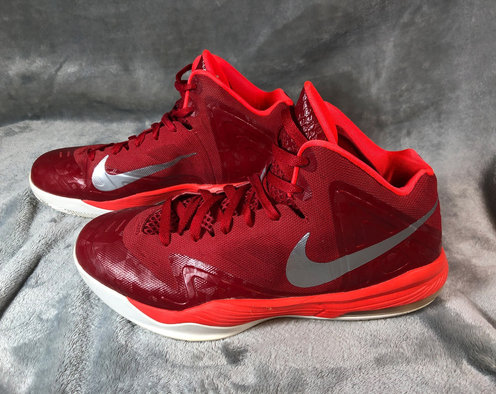Nike Air Max Premiere TB Mens Size 10 Basketball Shoes 689567 606 Red Retro 2014