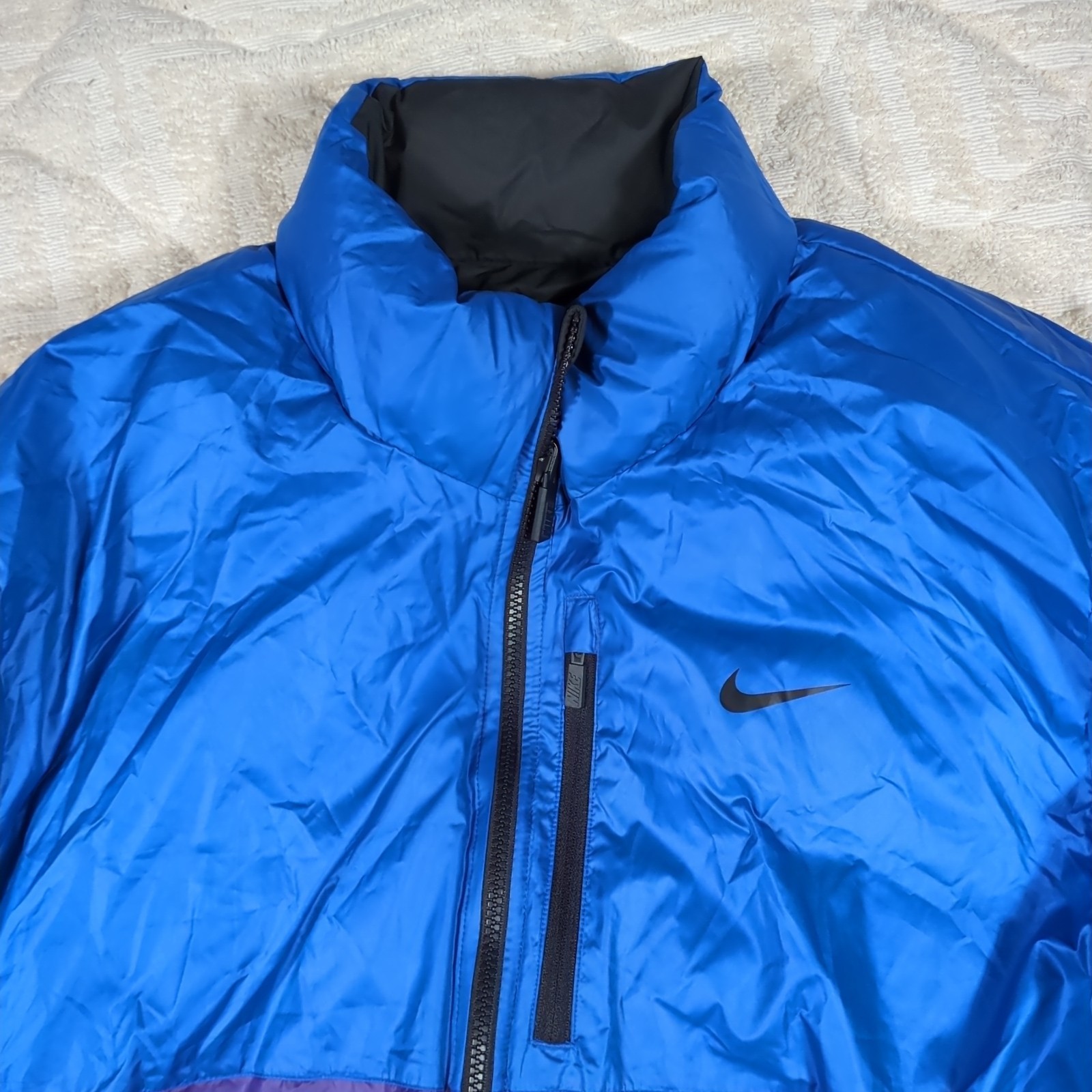 NIKE ALLIANCE Men’s 2XL Flip It Reversible 614688 Black Snow Active Puffer Coat