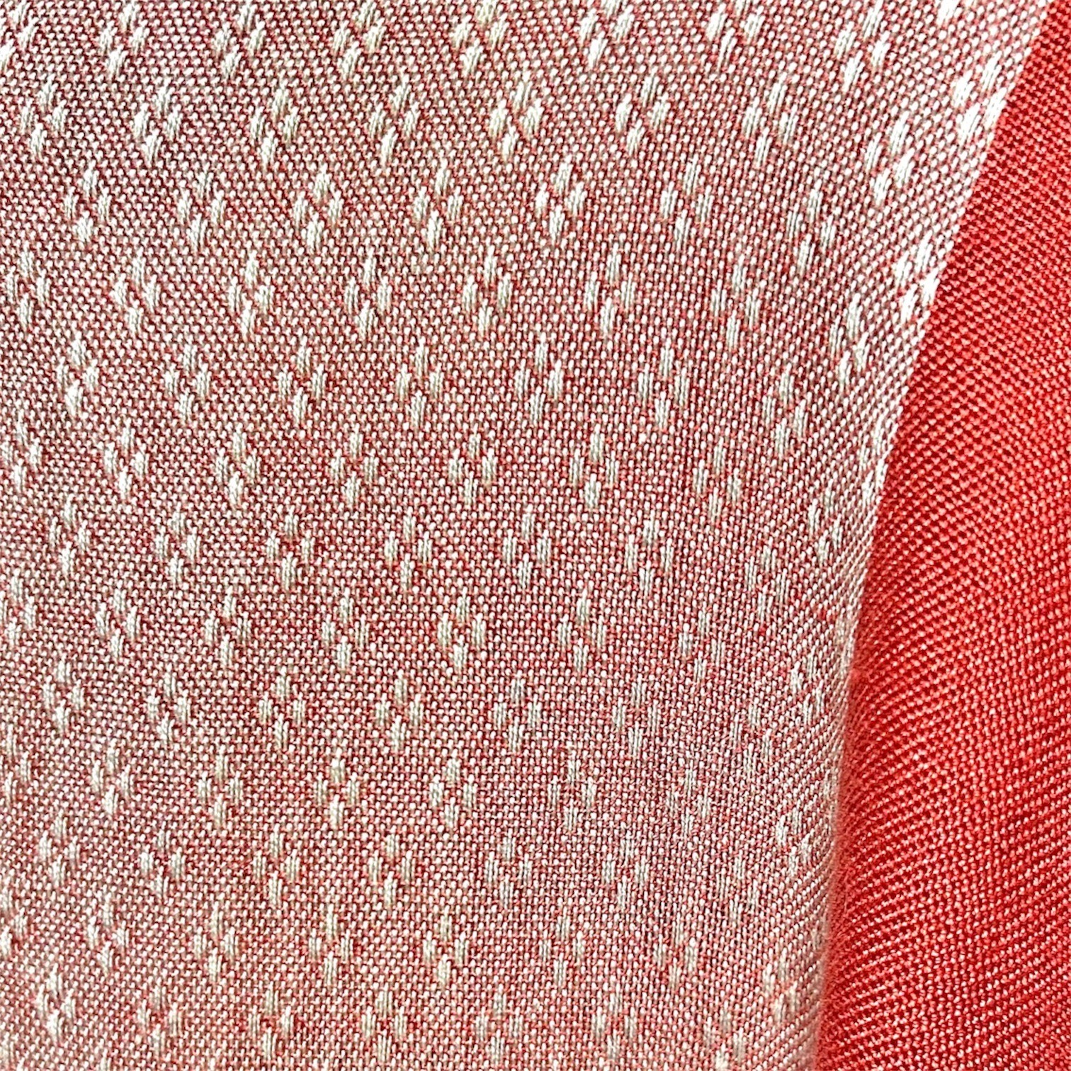 Pashmina 100% Pashmina Jacquard Fringe Shawl Wrap Pink Coral Reversible Travel