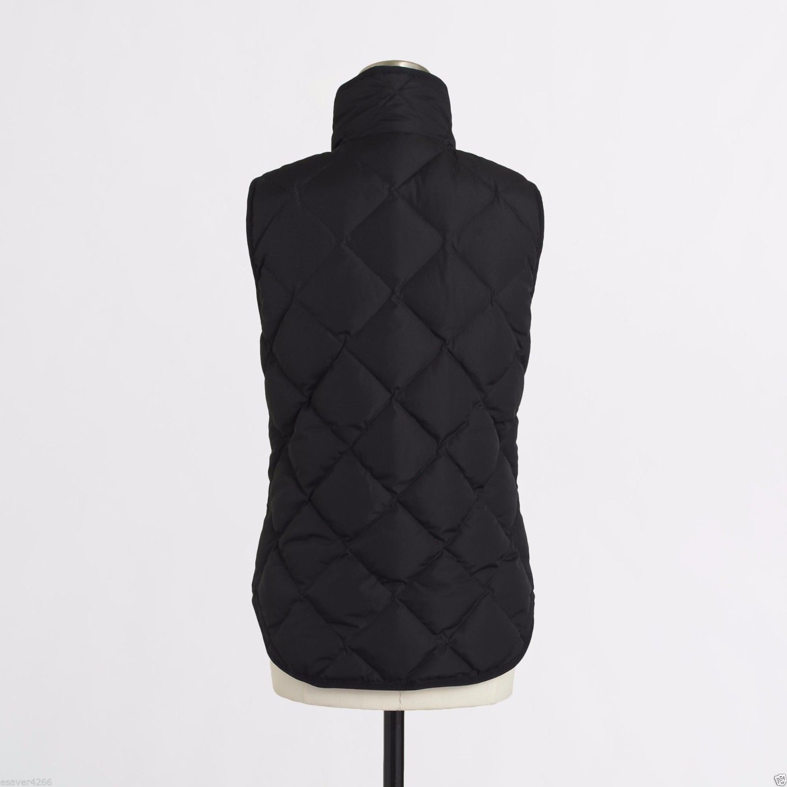 NWT J Crew Factory Excursion Quilted Puffer Vest Black XXS XS S M L XL XXL
