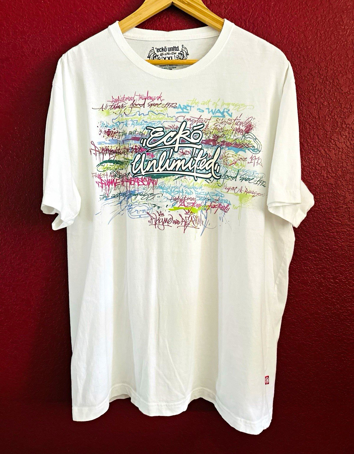 Ecko Unltd. Logo T-Shirt White Size XXL