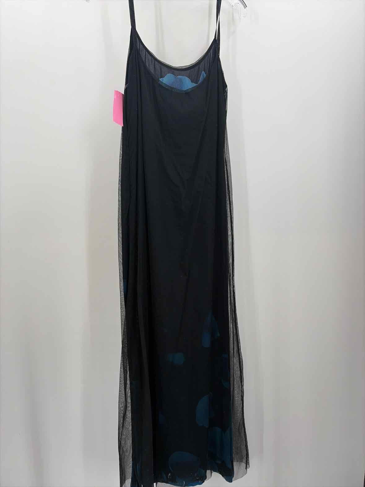 Pre-Owned Moschino Cheap & Chic Black Size 8 Maxi Sleeveless Dress