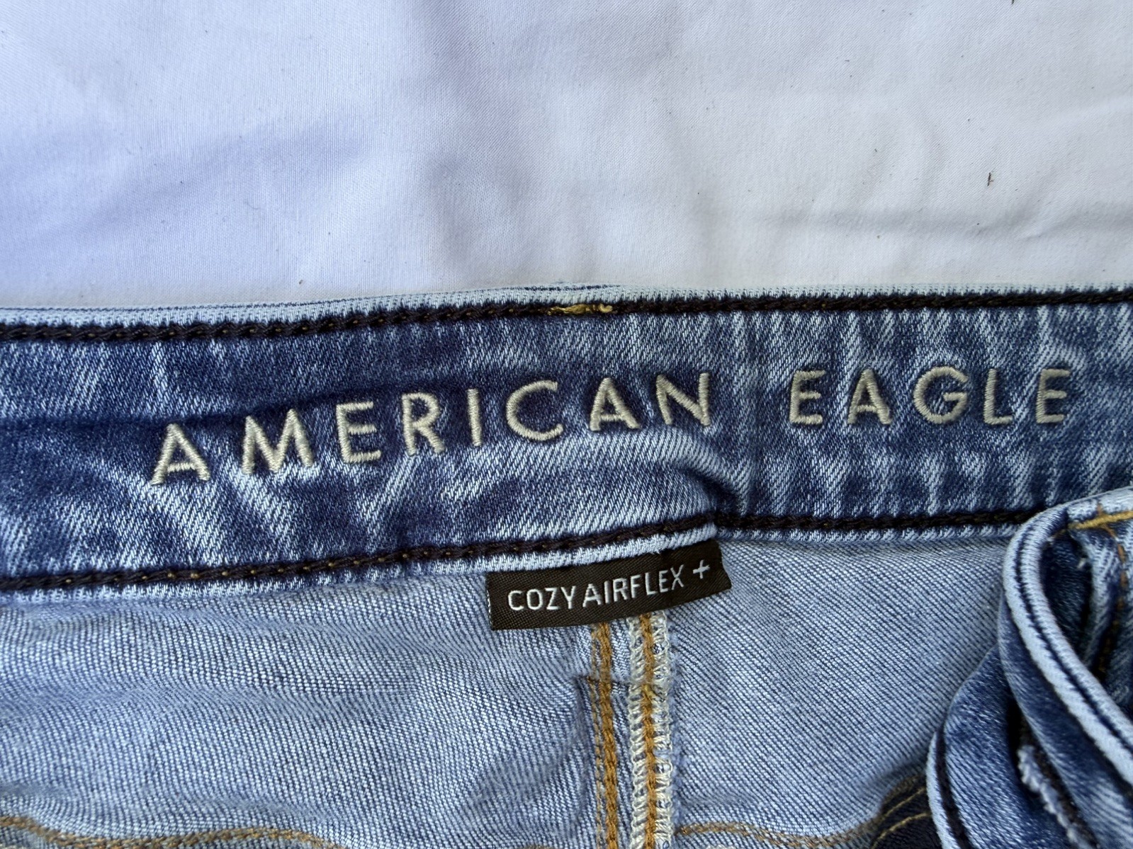 American Eagle Cozy Airflex Athletic Jeans Men’s 31×34 Blue Denim