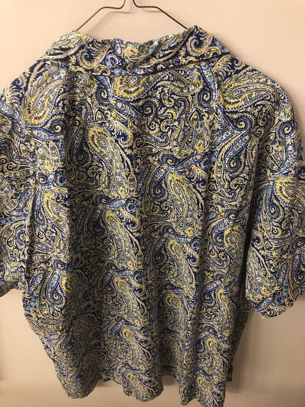 NWOT Daniel Cremieux Mens Classics Paisley Blue Yellow XXL 2XL Hard To Find!