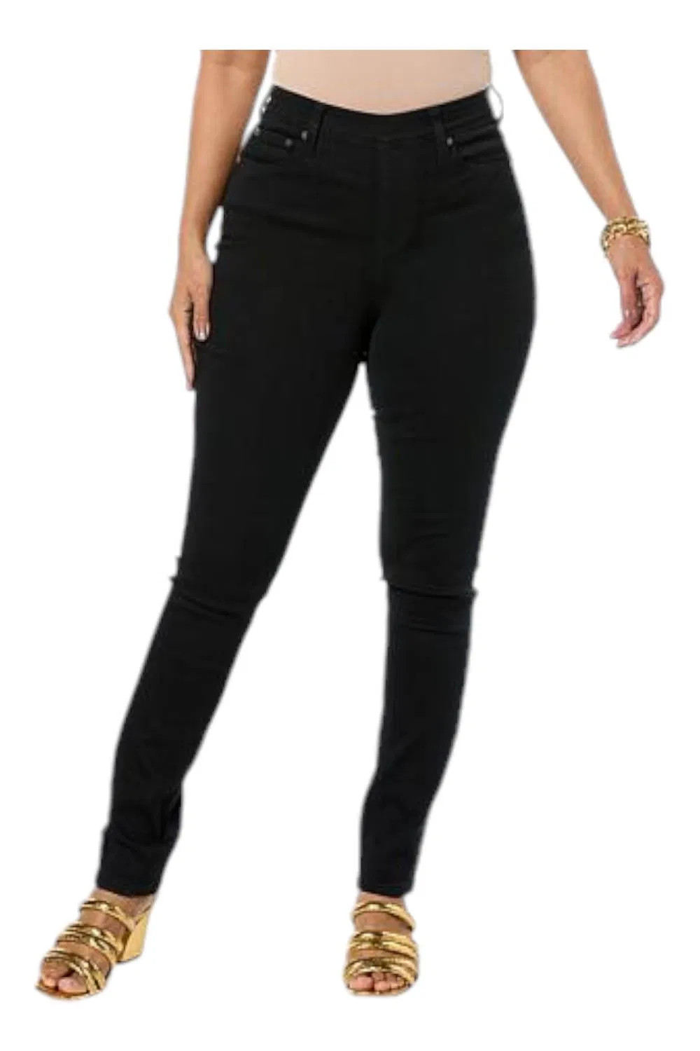 DG2 by Diane Gilman Women’s Denim 5Pocket Jegging Black