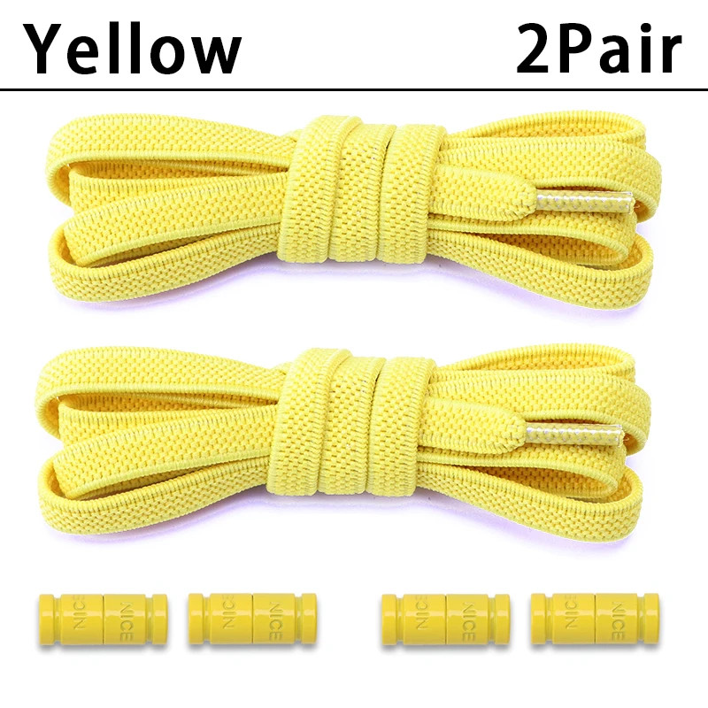 No Tie Elastic Shoelaces Without Tying Sports Shoe Laces for Sneakers Colorful C