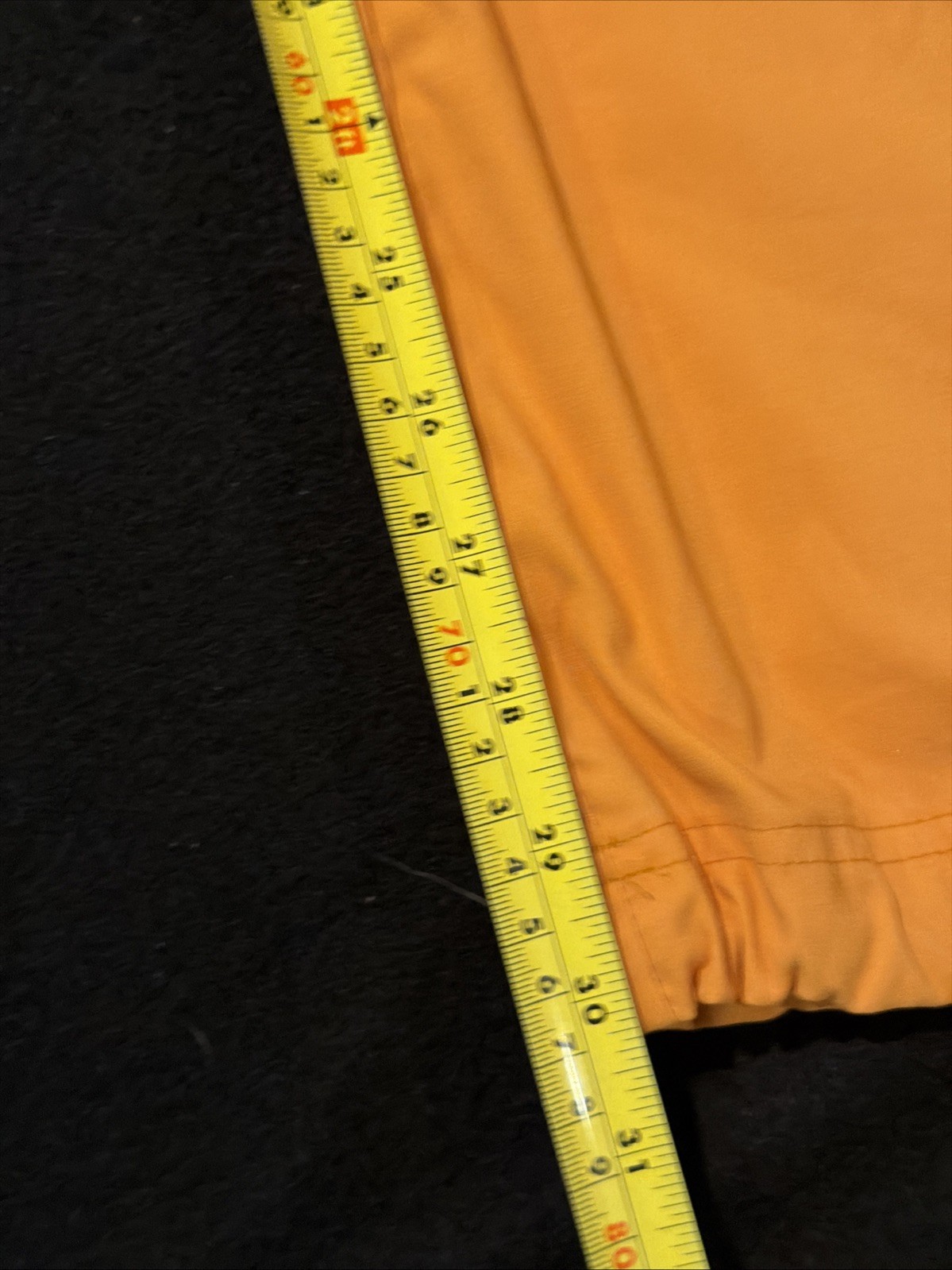 Fabletics Women’s Orange Button Closure Zipper Pockets Size Small