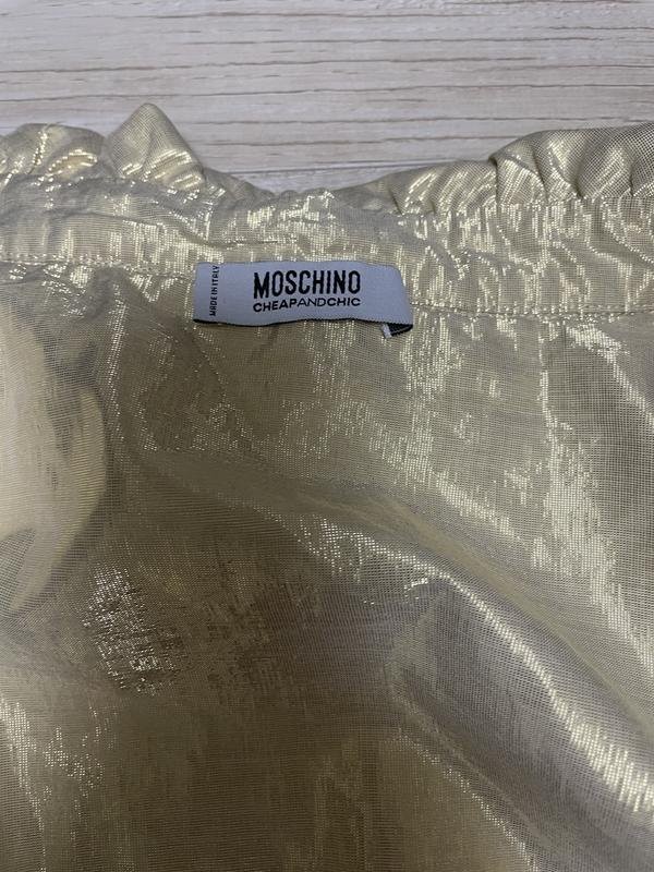 Women Moschino shirt gold 36/S/44