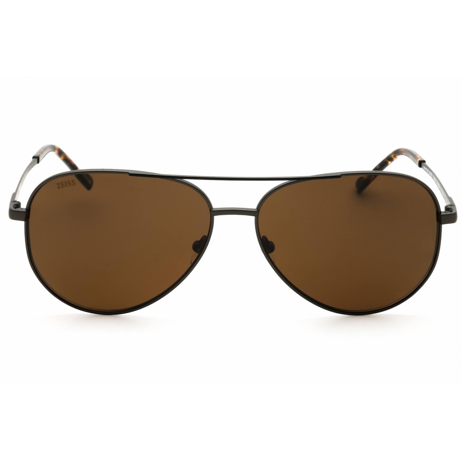 Zeiss Unisex Sunglasses Aviator Shape Matte Black Full Rim Frame ZS24150SP 003