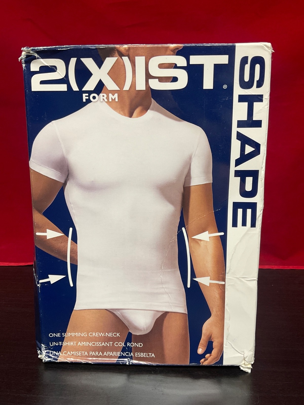 2(X)ist Shape Slimming Crew-Neck T-Shirt White X-Large Size New in Box!